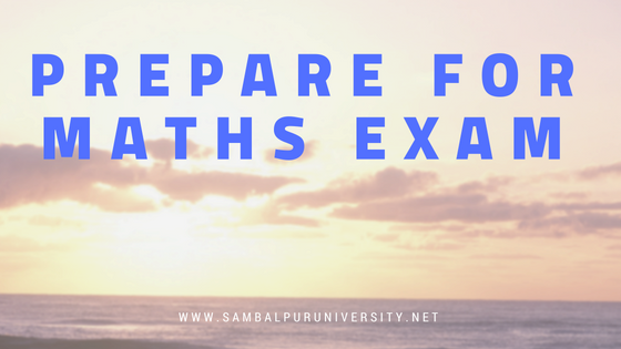 Prepare For Maths Exam